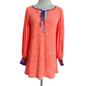 Pitusa Small Top Blouse Embroidered Boho Chic